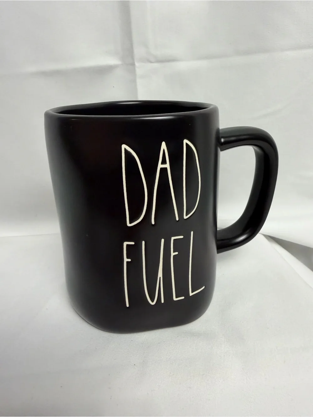 Rae Dunn Artisan Collection DAD FUEL Mug Black/White